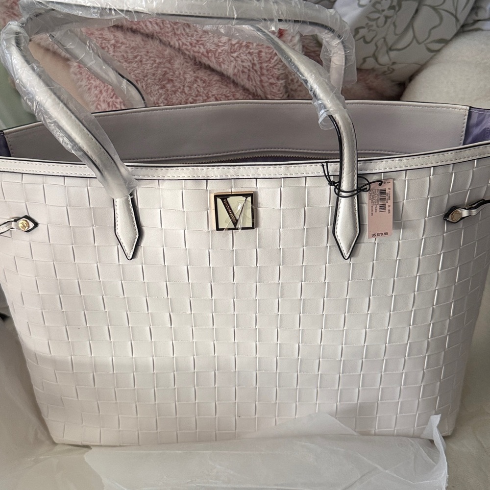 White Tote Bag victorias secret